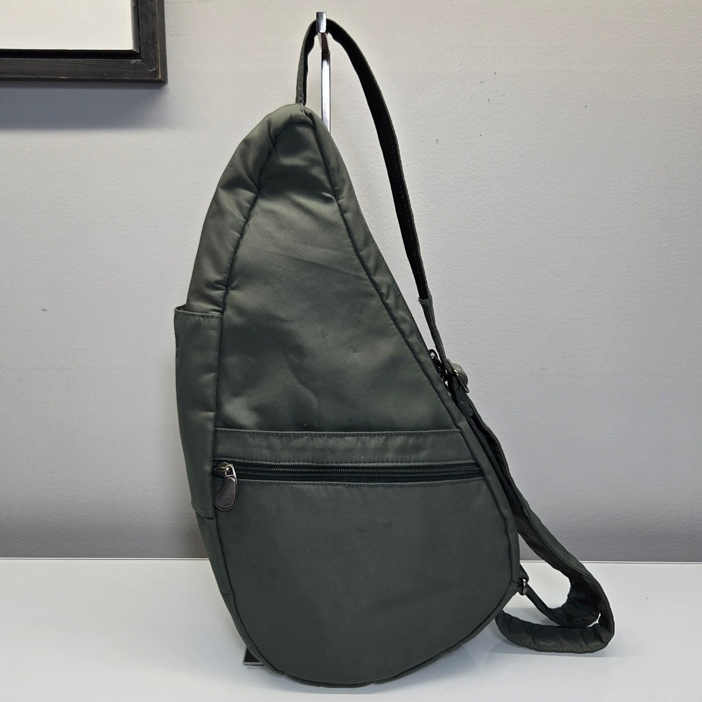 Ameribag Sling Crossbody Medium Heathy Back Olive Green Nylon Gorpcore Utility‎ - Picture 2 of 7